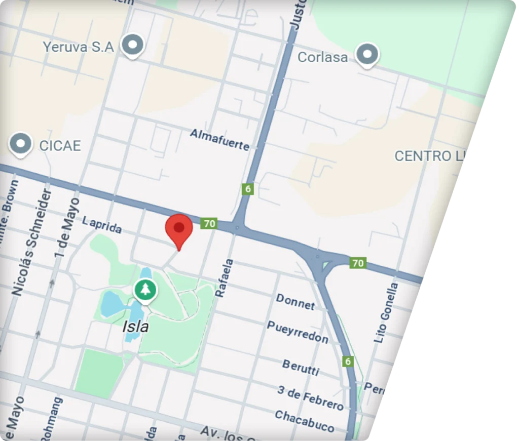 Mapa Oficina de informes